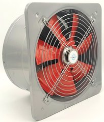 Настінний осьовий вентилятор Турбовент НОК 350 зі зворотним клапаном