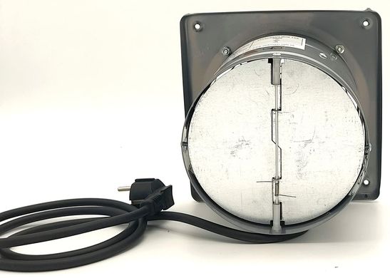 Настенный осевой вентилятор Турбовент НОК 150 с обратным клапаном